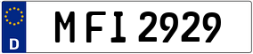 Truck License Plate